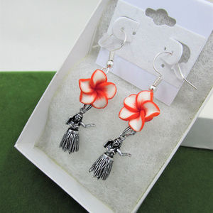 Silver Plated Island Dancers w/dangling legs